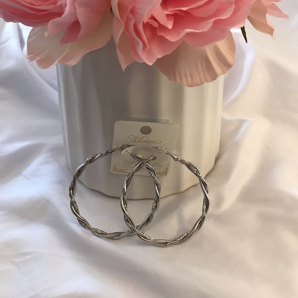 Minnie Brand Silver Earrings